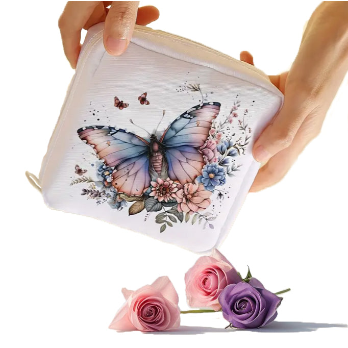 Hidden Beauty Butterfly Sanitary Pad Bag