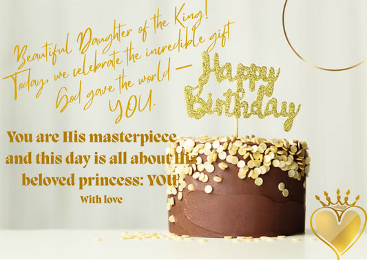 King's Daughter Gift Card - Happy Birthday