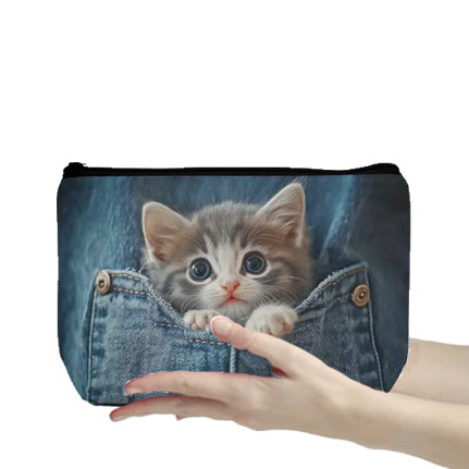 “Whiskers of Grace” Toiletry Pouch