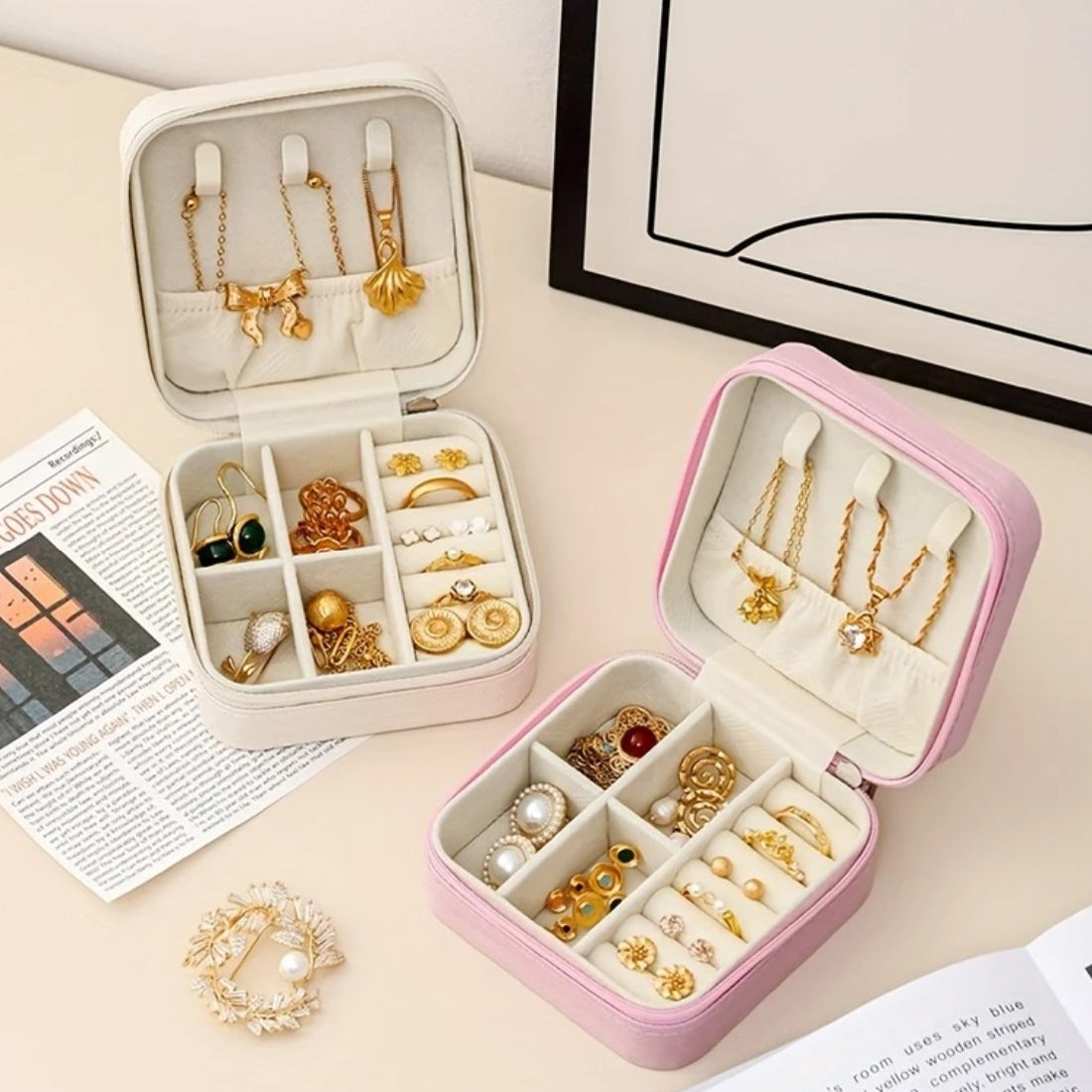 Vintage Rectangle Jewelry Storage Box