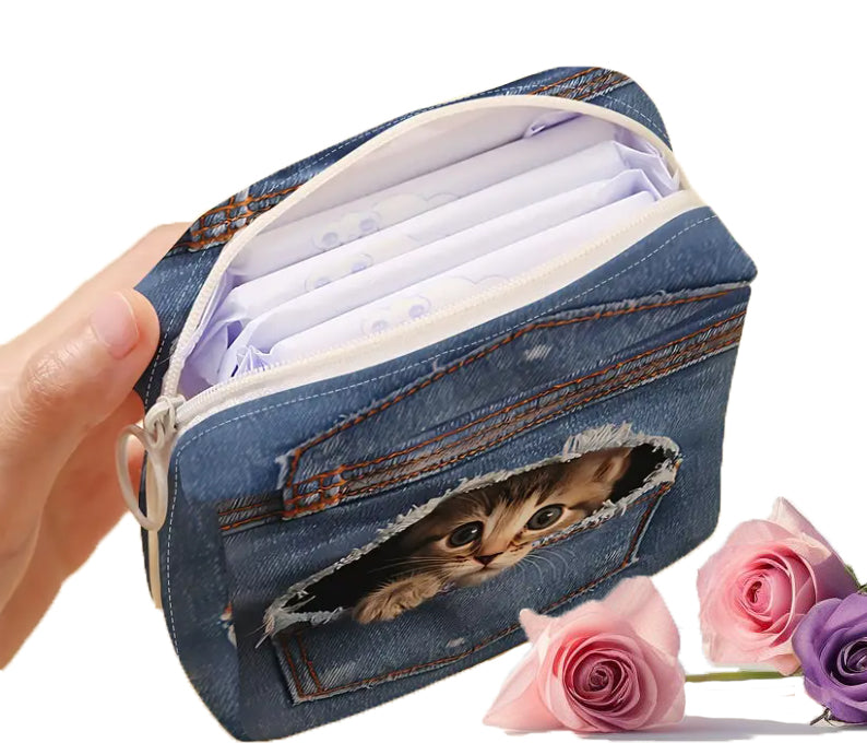 Daughter’s Delight – “Whiskers of Grace” Sanitary Pad Bag