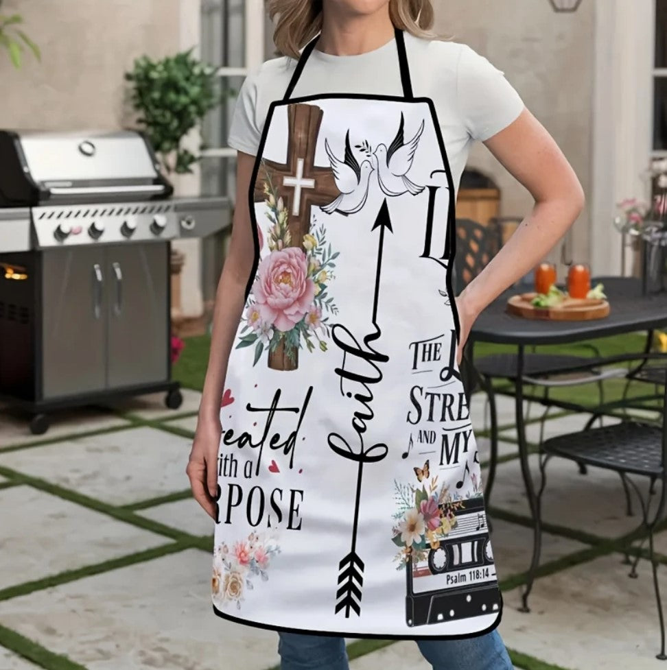 The Lord Is My Strength and My Song Apron