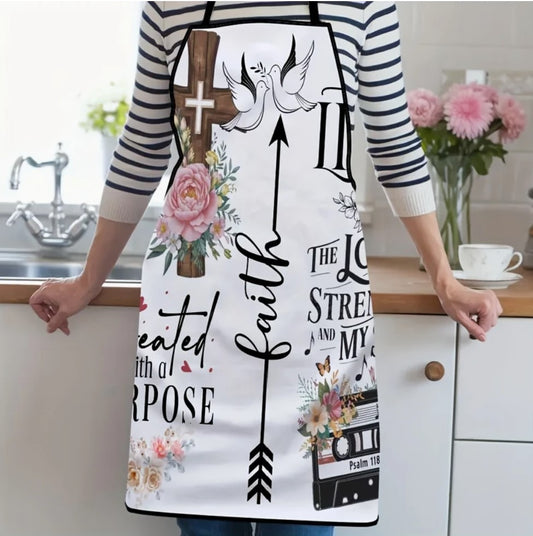 The Lord Is My Strength and My Song Apron