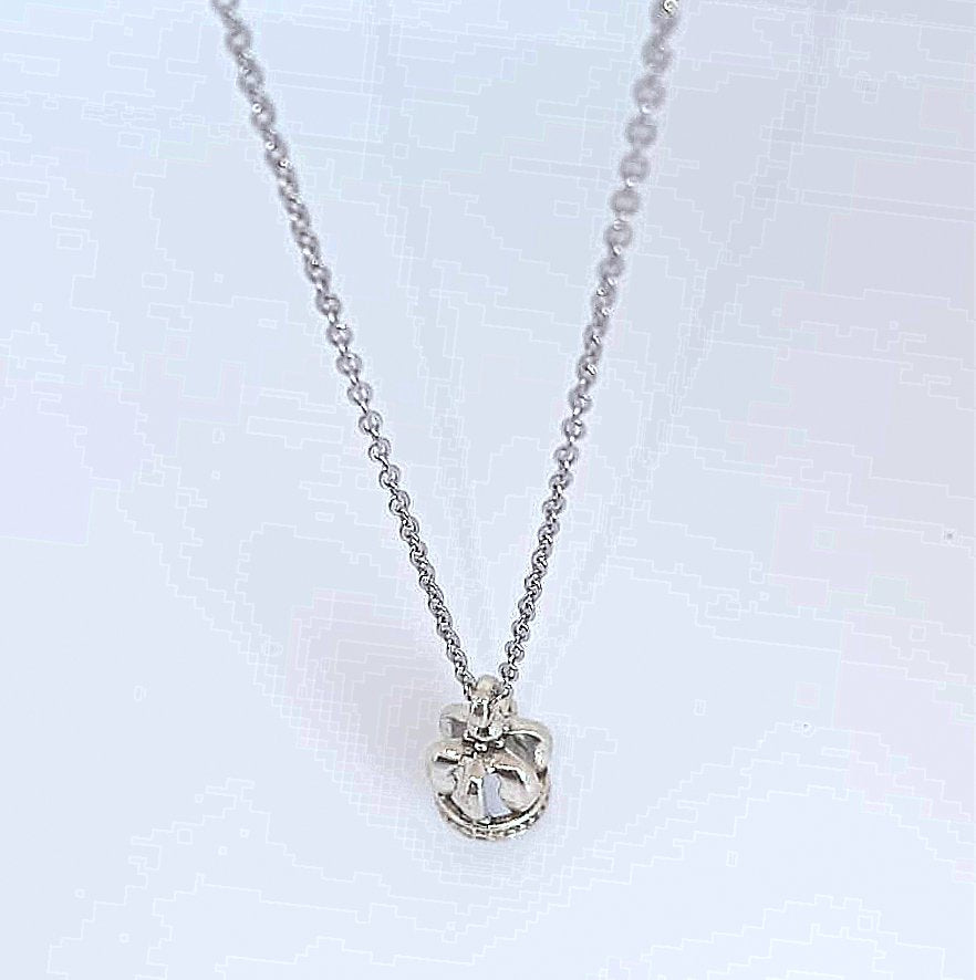 God’s Vintage Princess Silver Crown Pendant Chain