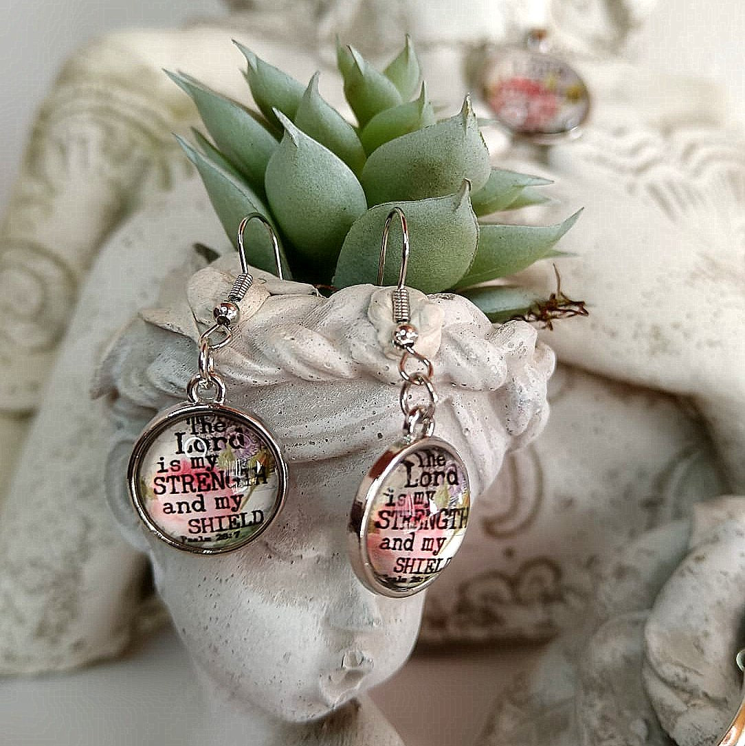 The Lord Is My Strength Jewelry Set