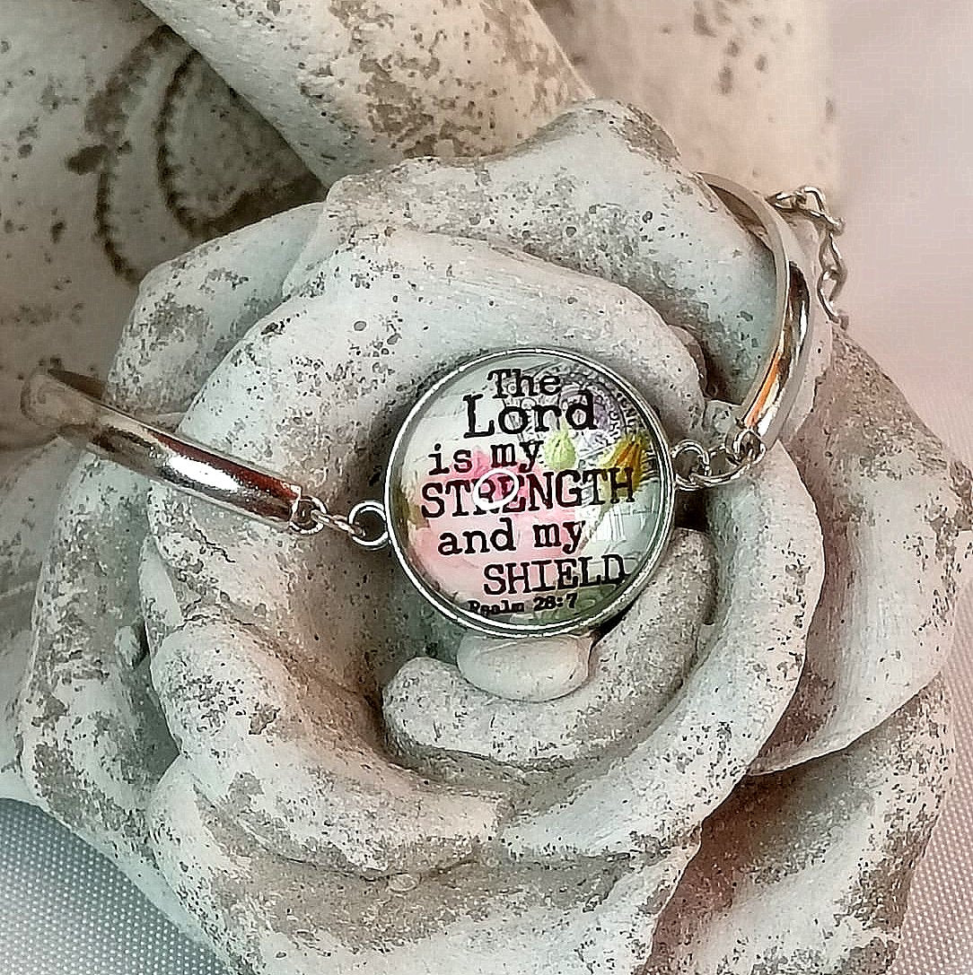 The Lord Is My Strength Jewelry Set