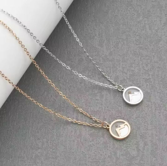 Mustard Seed Faith Mountain Circle Pendant Necklace