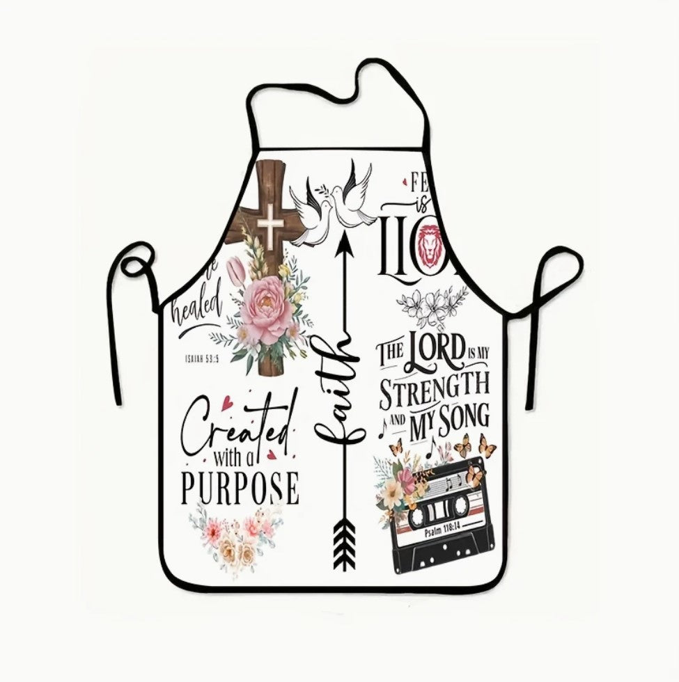 The Lord Is My Strength and My Song Apron