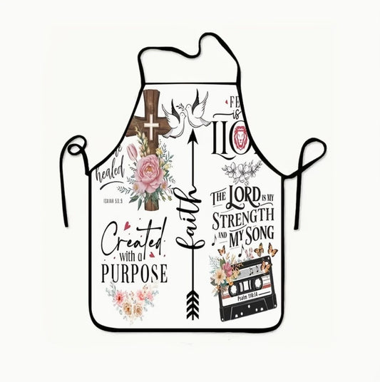 The Lord Is My Strength and My Song Apron