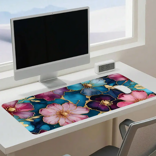 Faith at Work Boho Floral Desk Mat