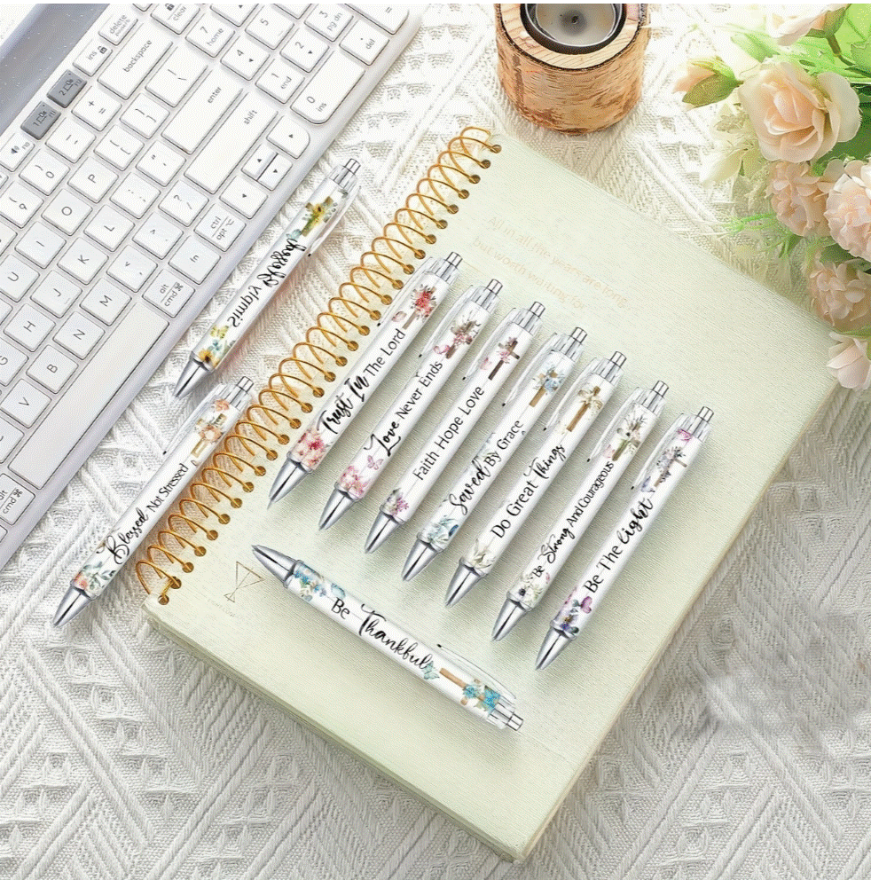 Christian-Inspired Retractable Ballpoint Pens