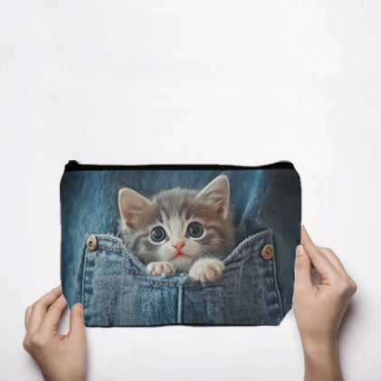 “Whiskers of Grace” Toiletry Pouch