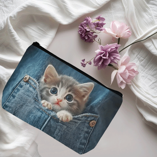 “Whiskers of Grace” Toiletry Pouch
