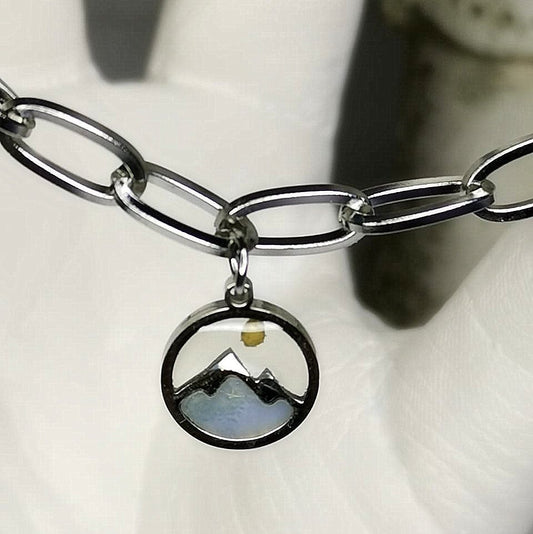 Your Faith Can Move Mountains 2 Piece Silver Set