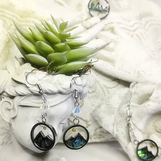 Your Faith Can Move Mountains 4-Piece Silver Jewelry Set