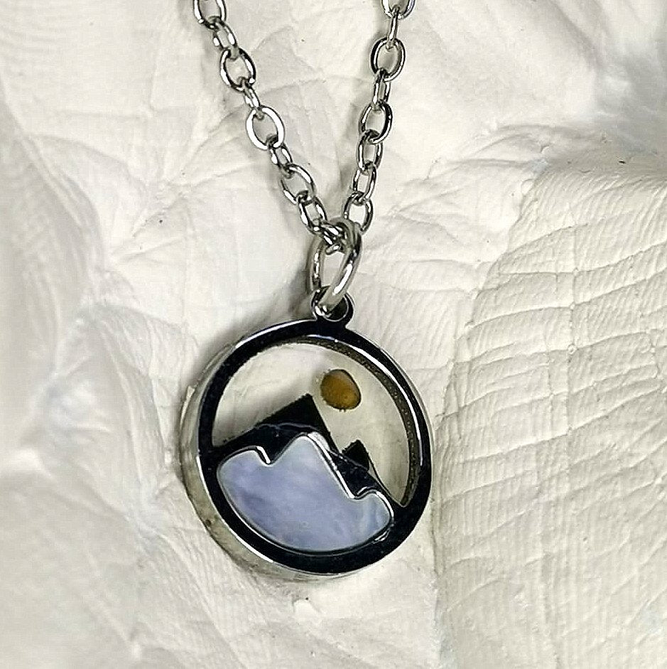 Your Faith Can Move Mountains 2 Piece Silver Set
