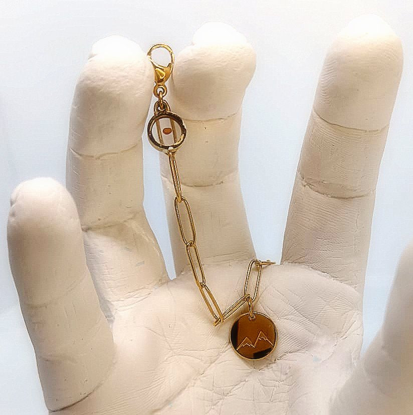 Move Mountains Mustard Seed Gold Bracelet